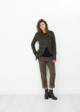 Load image into Gallery viewer, Sueded Cotton Pant in Khaki