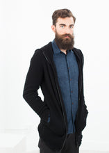 Load image into Gallery viewer, Pill Zip Sweater in Black