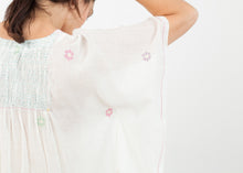 Load image into Gallery viewer, Floral Tent Dress in White