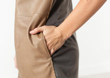 Load image into Gallery viewer, Leather Front Tunic - women's dresses - Ethnicyug Hache