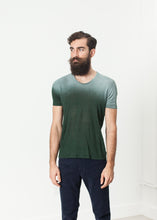 Load image into Gallery viewer, Overprint T-Shirt in Green - men's t-shirts - Ethnicyug Avant Toi