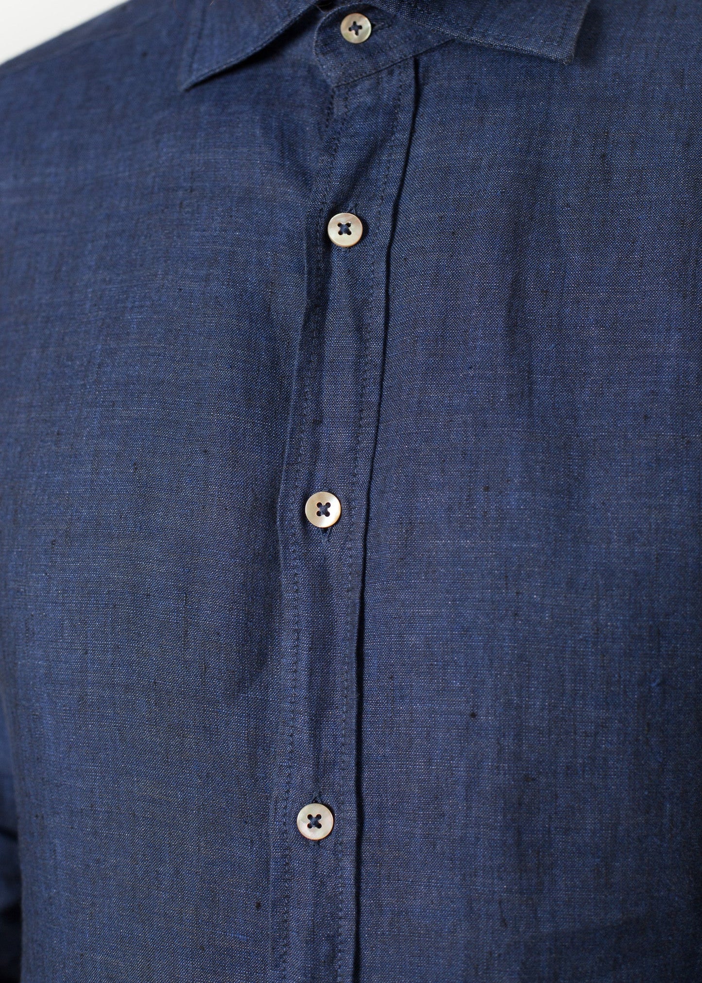 Button Up Shirt in Navy - men's button-ups - Ethnicyug Drumohr