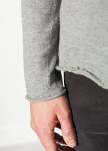Load image into Gallery viewer, Garbo Henley in Grey - men's knitwear - Ethnicyug Hannes Roether