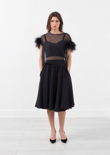 Load image into Gallery viewer, Organza Feather Top
