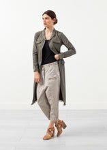 Load image into Gallery viewer, Long Military Jacket