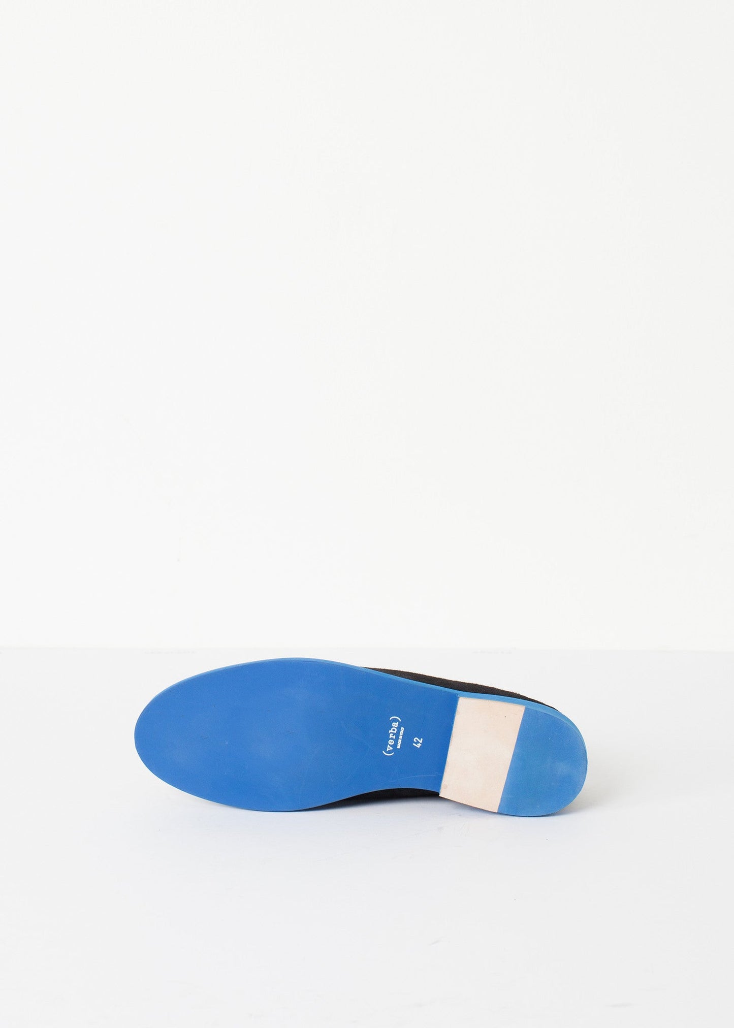 Suede Loafers - Black/Blue - men's shoes - Ethnicyug Verba