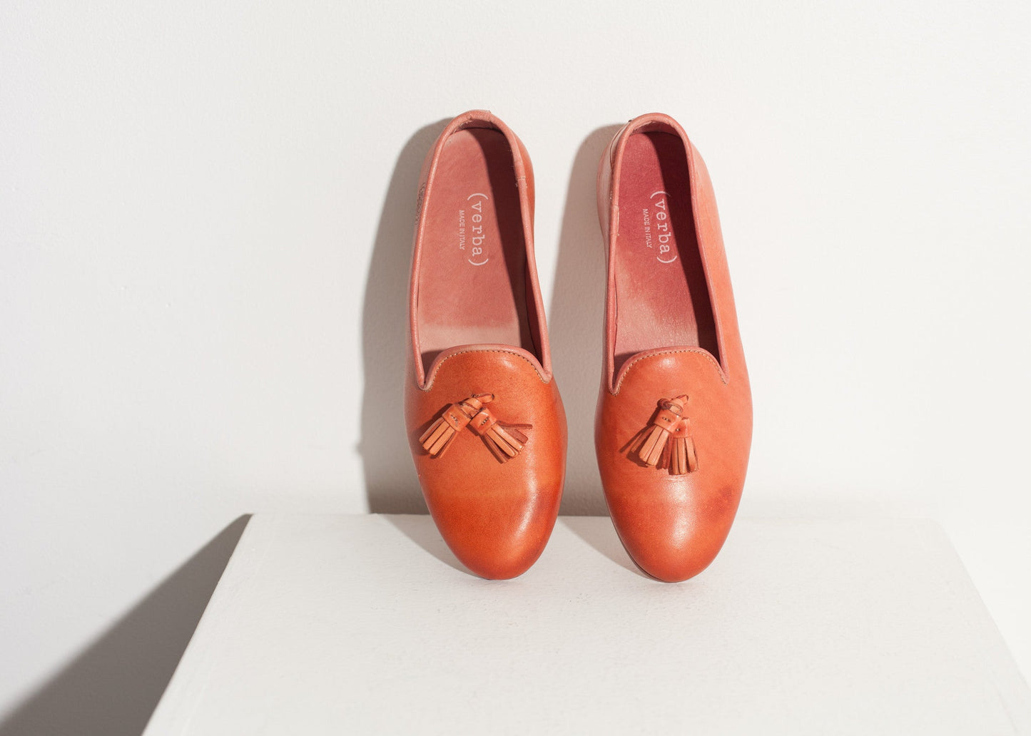 Leather Loafer in Rose - women's shoes - Ethnicyug Verba