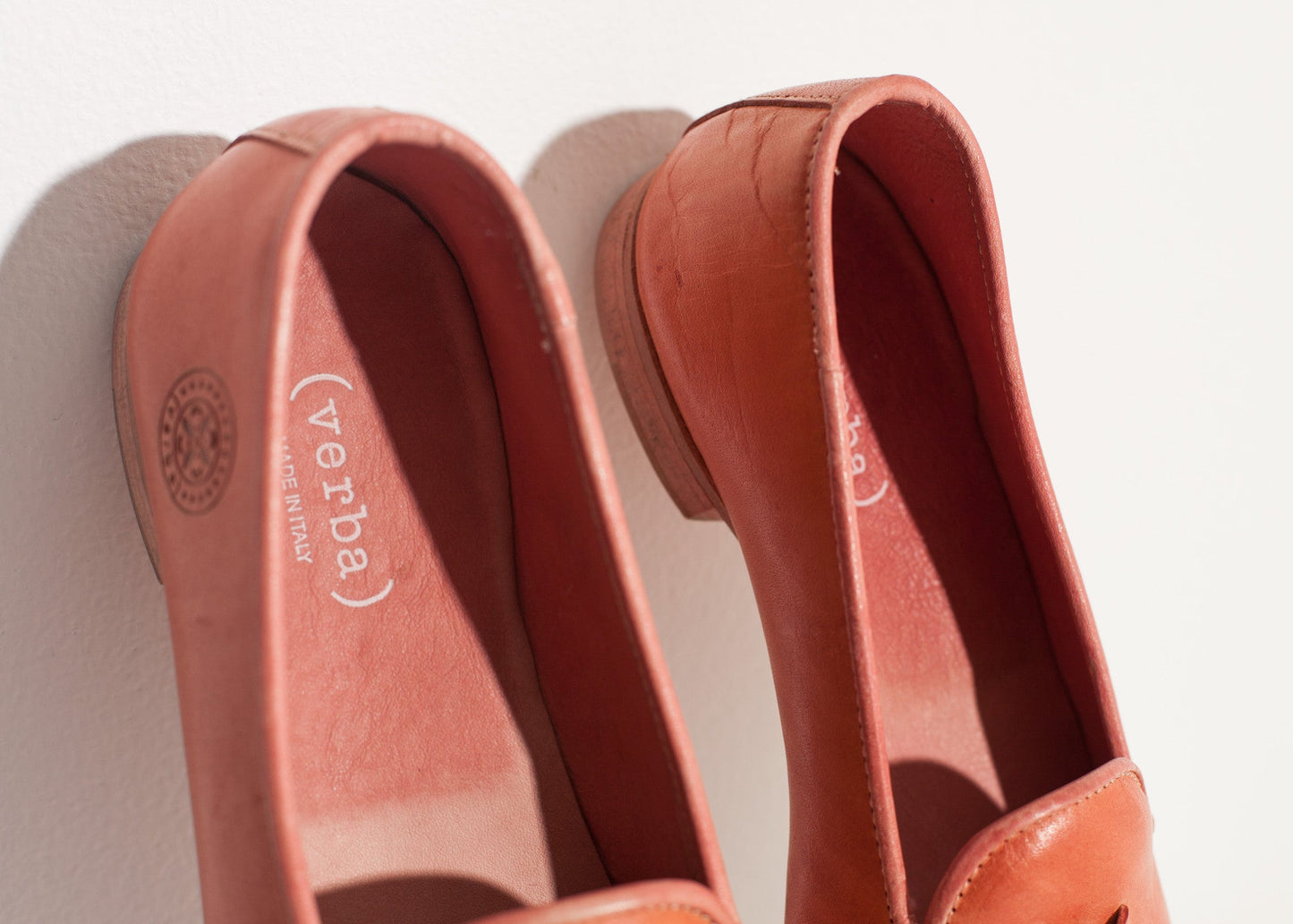 Leather Loafer in Rose - women's shoes - Ethnicyug Verba