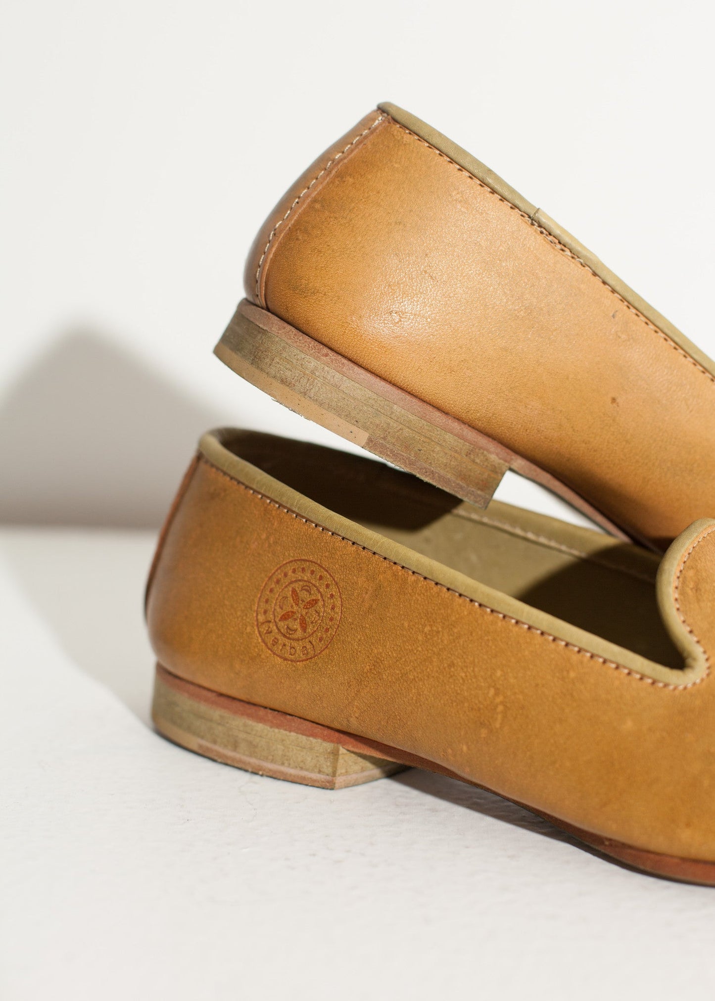 Leather Loafer in Lime - women's shoes - Ethnicyug Verba