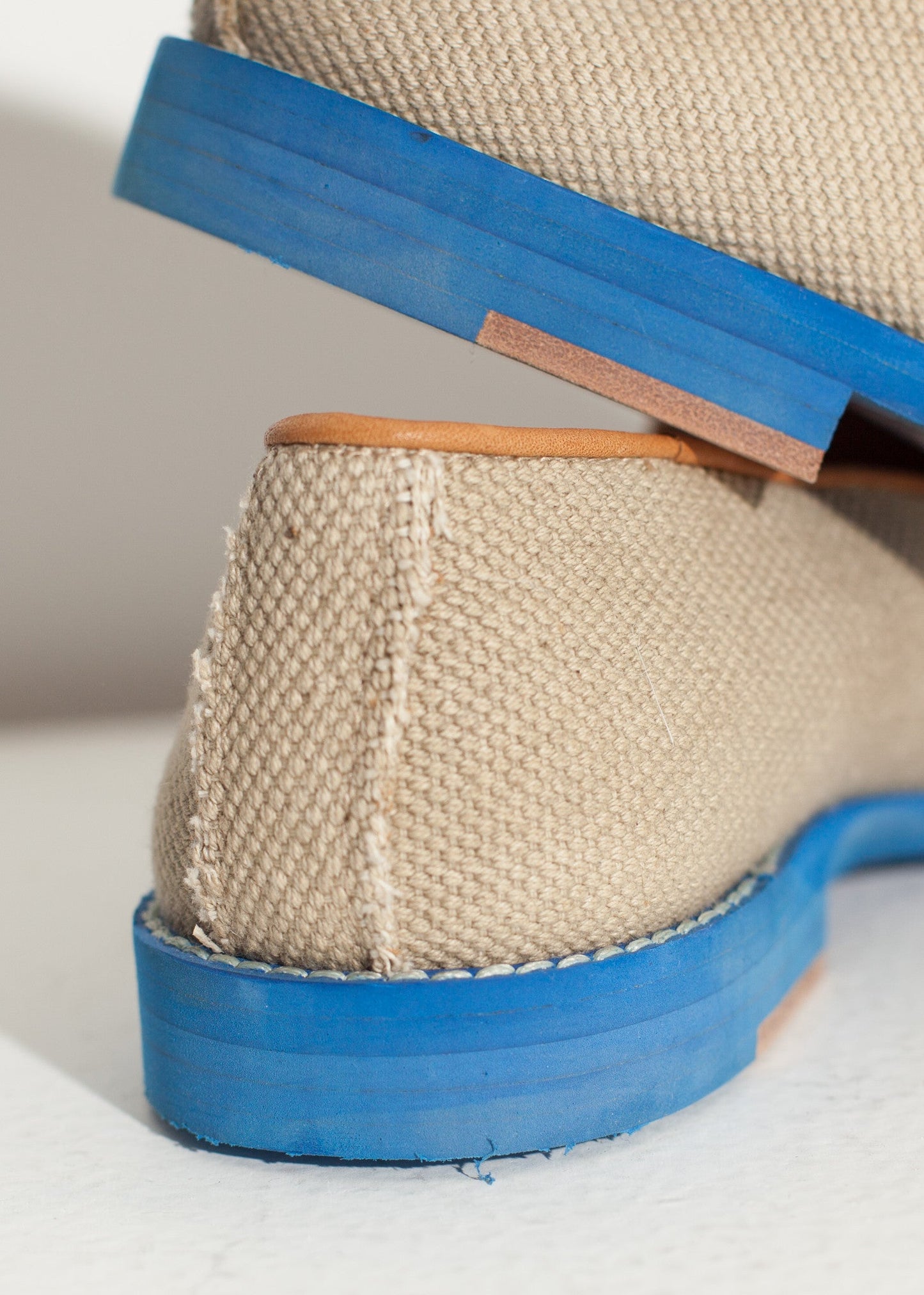 Wingtip Loafer in Blue - women's shoes - Ethnicyug Verba