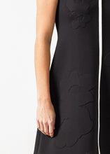 Load image into Gallery viewer, Neoprene Flower Dress in Black
