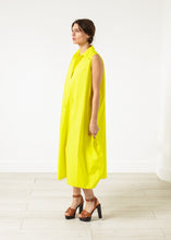 Load image into Gallery viewer, Balloon Cotton Dress in Yellow
