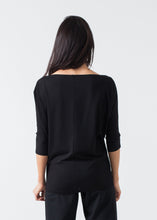 Load image into Gallery viewer, Boat Neck Top in Black
