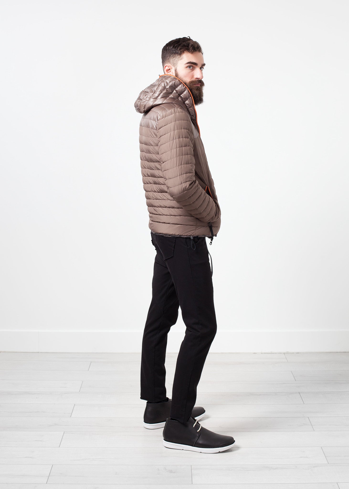 Peone Jacket in Khaki  - men's coats &amp; jackets - Ethnicyug Duvetica