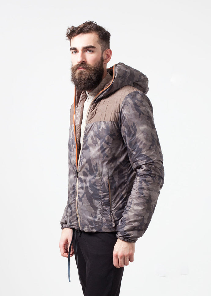Peone Jacket in Khaki  - men's coats & jackets - Ethnicyug Duvetica