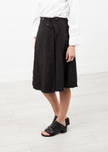 Load image into Gallery viewer, Wrap Snap Skirt in Black
