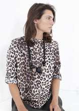 Load image into Gallery viewer, Madame L Blouse in Leopard
