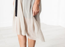 Load image into Gallery viewer, Chiffon Cape Back Dress in Sand
