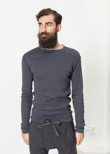 Load image into Gallery viewer, Secon Shale Shirt in Slate  - men&#39;s knitwear - Ethnicyug Hannes Roether
