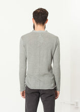 Load image into Gallery viewer, Garbo Henley in Grey  - men's knitwear - Ethnicyug Hannes Roether
