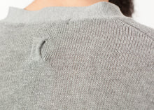 Load image into Gallery viewer, Garbo Henley in Grey  - men's knitwear - Ethnicyug Hannes Roether
