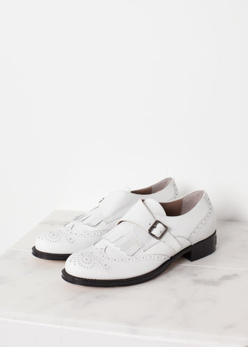 Golf Shoe in White  - women's shoes - Ethnicyug Amelia Toro