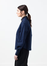 Load image into Gallery viewer, Sheer Silk Collar Button Up

