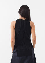 Load image into Gallery viewer, Curved Stripe Knit Tank
