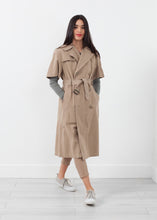 Load image into Gallery viewer, Rolled Sleeve Trenchcoat
