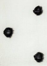 Load image into Gallery viewer, Cashmere Dot Shawl in Black/White
